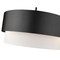 Z-Lite Counterpoint Pendant, 3-Light, 18 In.W x 9.25 In.H, Matte Black/White 495P18-MB - alternate 7